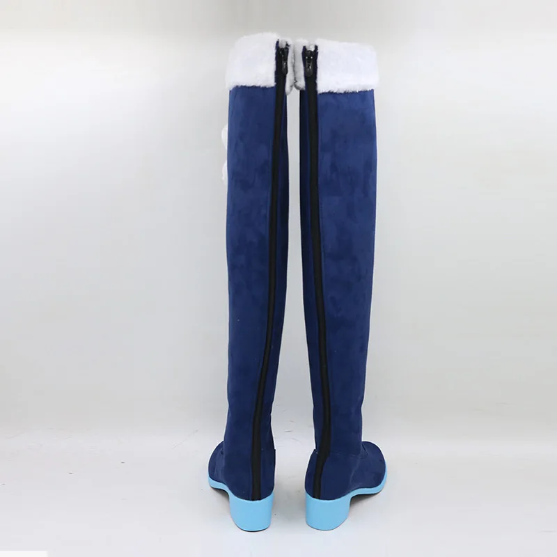 Miku SNOW MIKU تأثيري أحذية أحذية النساء لطيف الشتاء زي سنو ميكو هالوين كرنفال أحذية لعب الأدوار #4