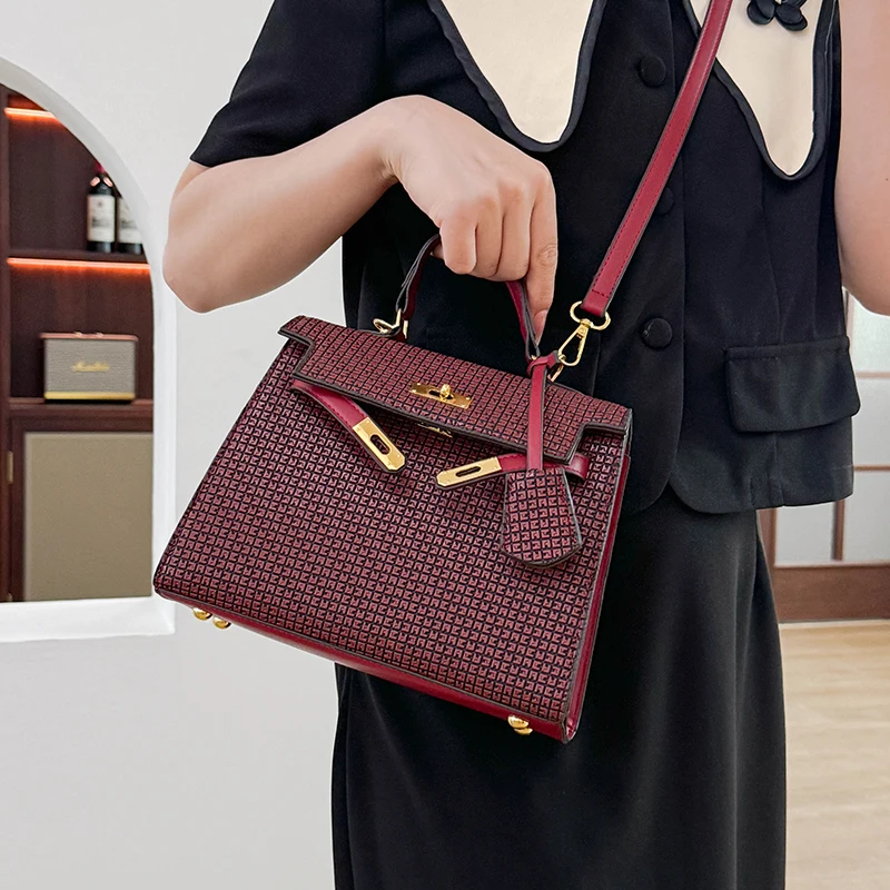 

Luxury Brand Elegant Leather Shoulder Bag For Women, Crossbody Messenger Handbags, Popular Classic Design Ladies