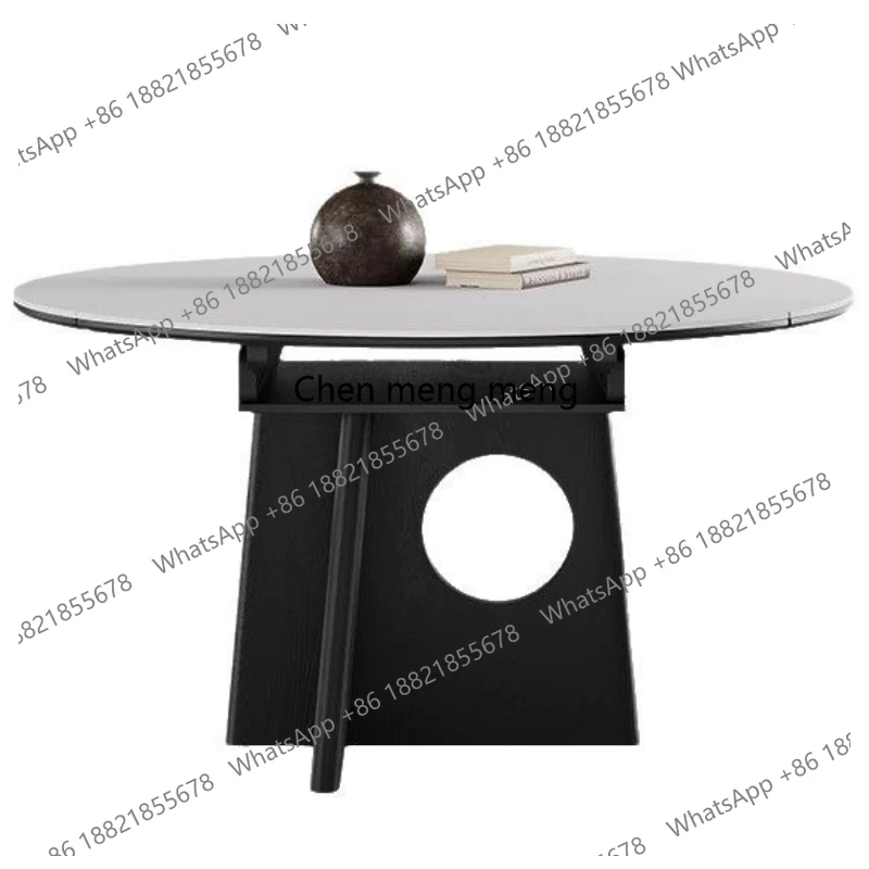

Small Round Dining Tables Meeting Simplicity Modern Hotel Study Dining Tables Coffee Table Wooden Home Furniture Tavola