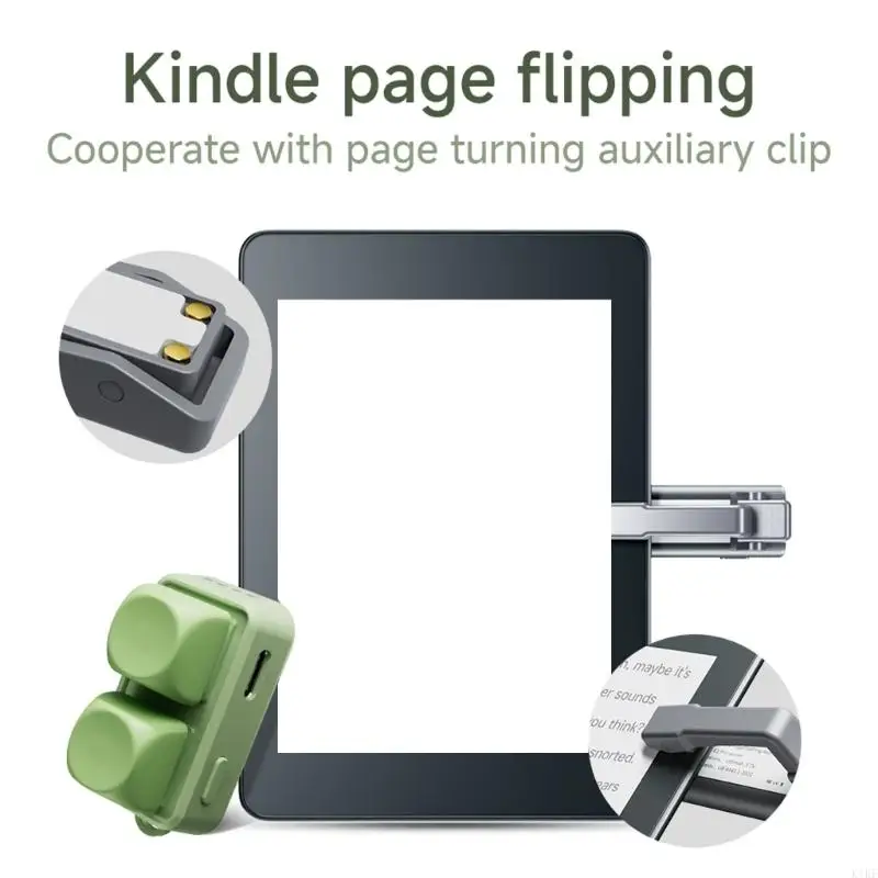 

2-клавишная беспроводная механическая клавиатура с переворачивателем страниц. Легкое чтение электронных книг и управление K1KF.