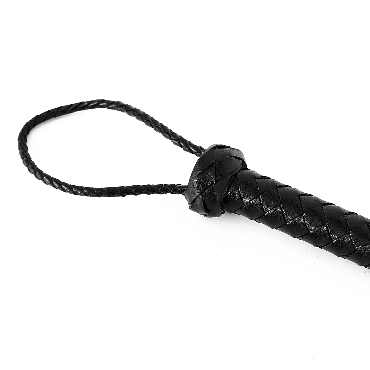

Horse Riding Whip Comfortable Firm Wrist Strap for Daily Equestrian Training 124CM Smooth Durable Flexible Well-made PU Leather