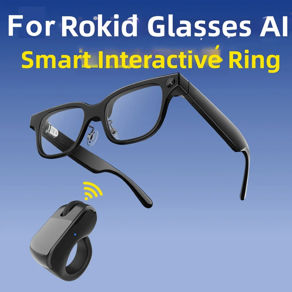 Rokid AIスマートグラス用リングコントローラー ページめくり＆写真