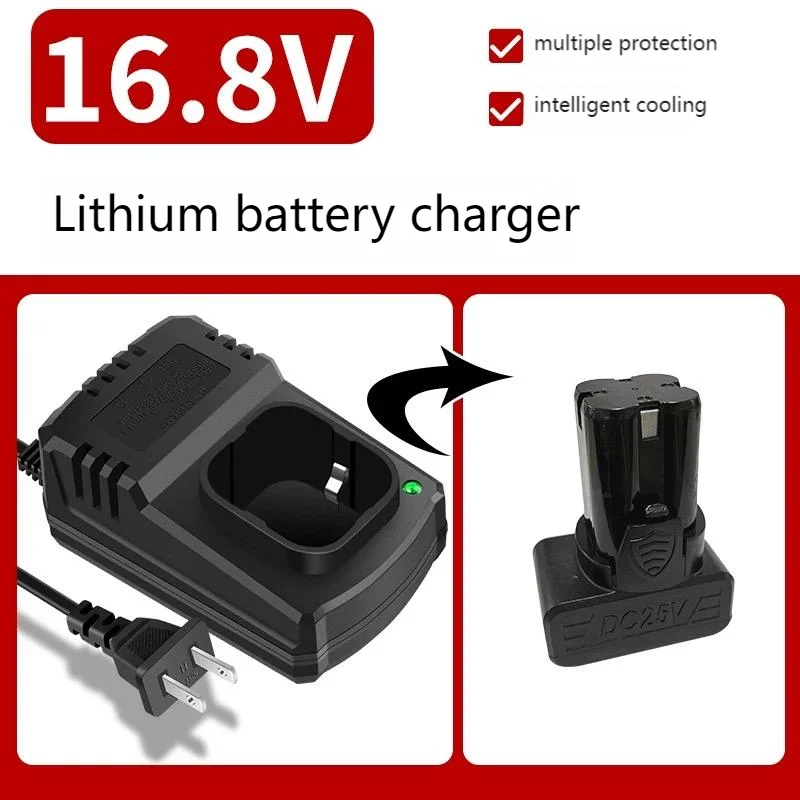 

US/EU Plug 16.8V1A 2A Lithium Battery Charger Portable Electric Drill Screwdriver Lithium BatteryAdapter Power Tool Accessories