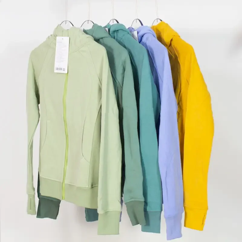 

Women's New Yoga Clothes Top Women's Sports Running Fitness Zipper Cardigan Fleece Jacket Sweater Warm Autumn and Winter