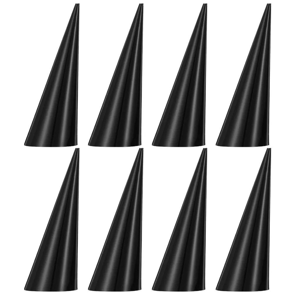 

8 Pcs Acrylic Ring Display Stand Showcase Holder Jewelry The Human Body Cone Rings Organizer