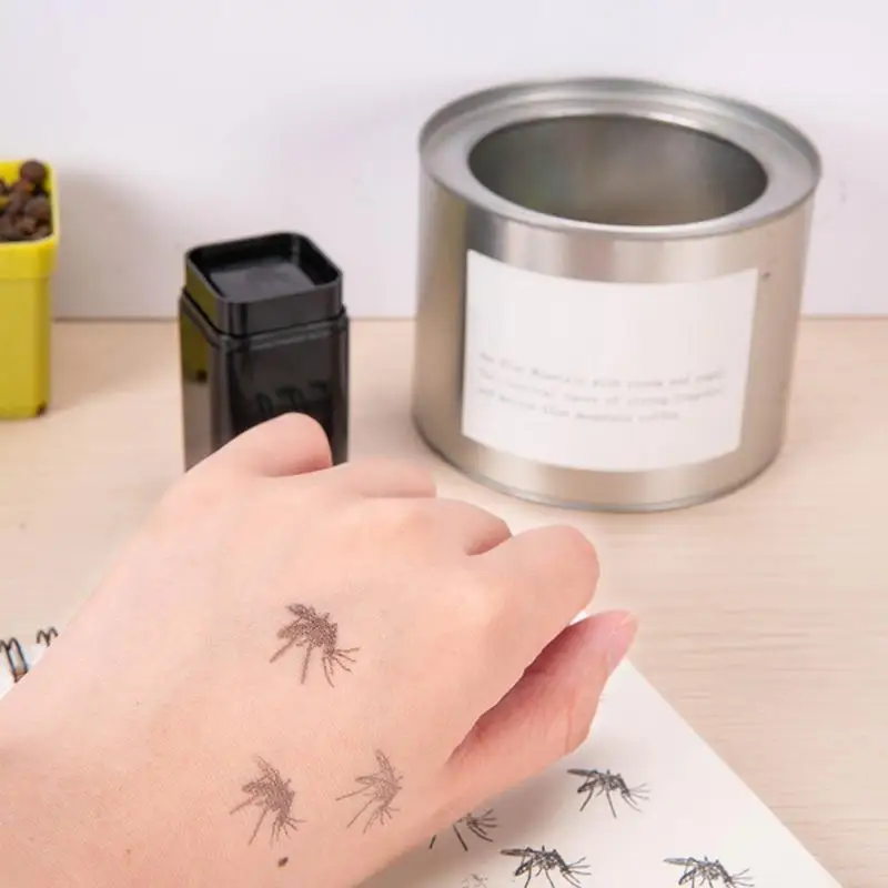 Fly Stamp Prank Black Fly Patroon Stempel Prank Stempel Voor Volwassenen Kinderen Grappige Truc Joke Speelgoed Creatieve Prank Voor Scrapbooking Kaart