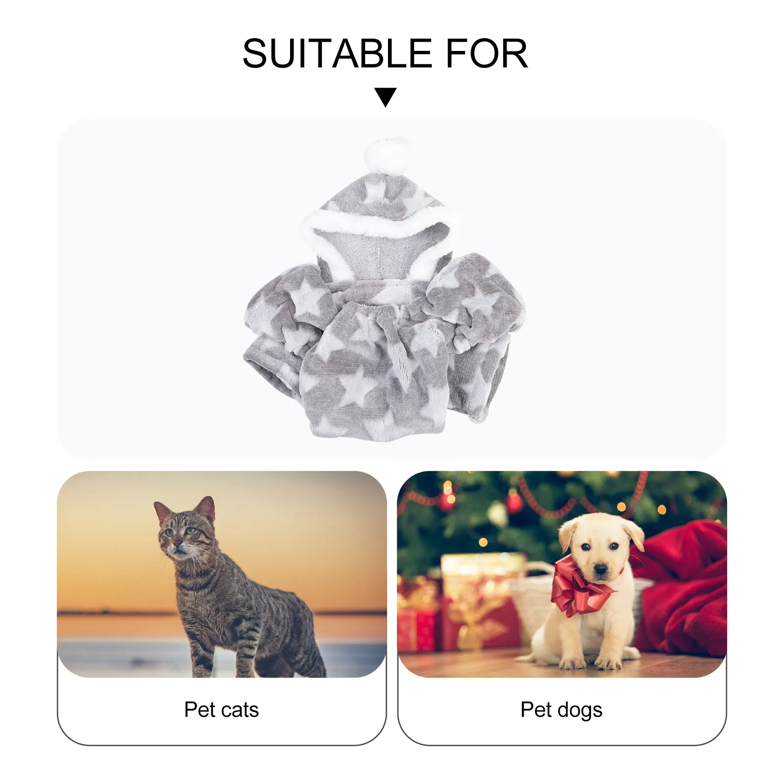 

Pet Pajamas Costumes for Dogs Clothes Cute Puppy with Hat Coat Suit Outfit Outfits