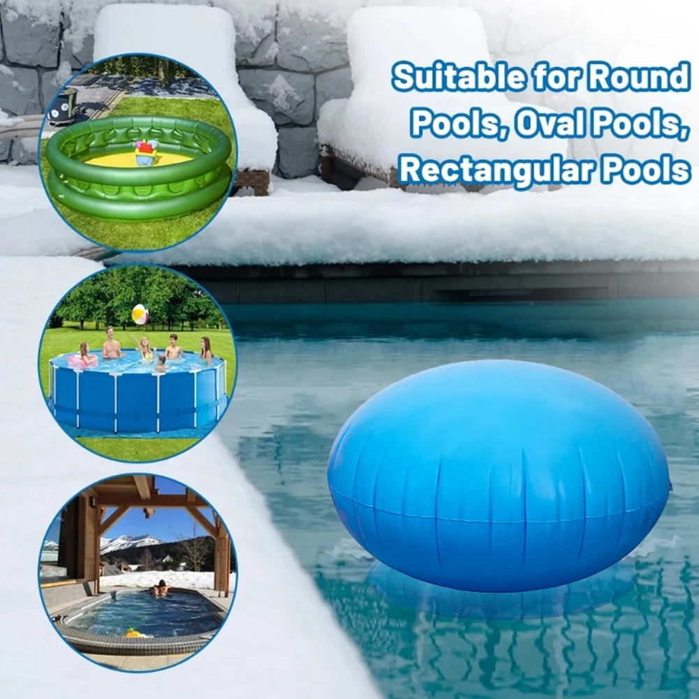Round Air Pool Pillow 5 X 5 for FT Pool Cover Air Pillow PVC Winterizing Pool Cover Pillow Cold for Above Ground Pools