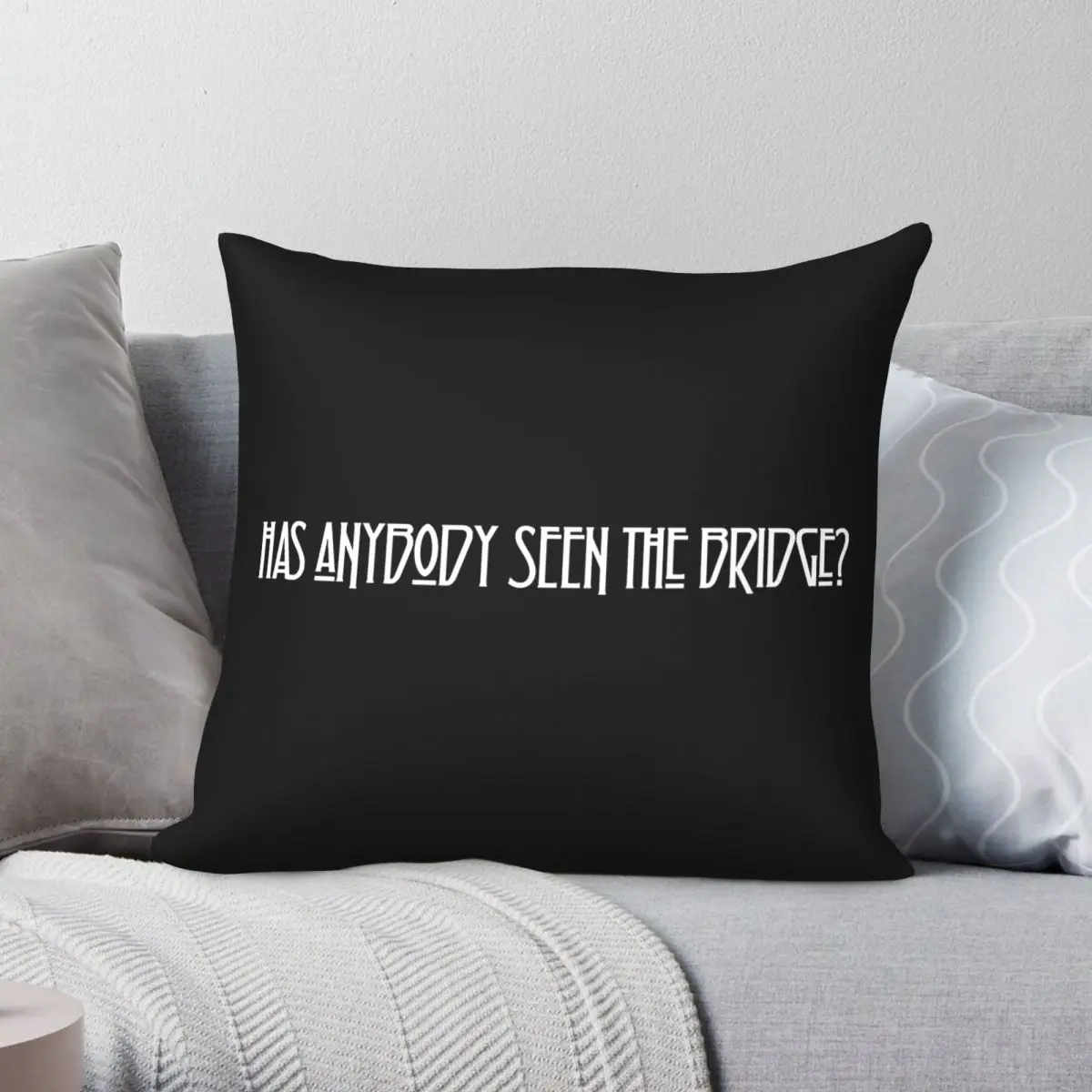 Has Anybody Seen The Bridge Grunge Pillowcase Polyester Linen Velvet Pattern Zip Decor Throw Pillow Case Sofa Cushion Cover