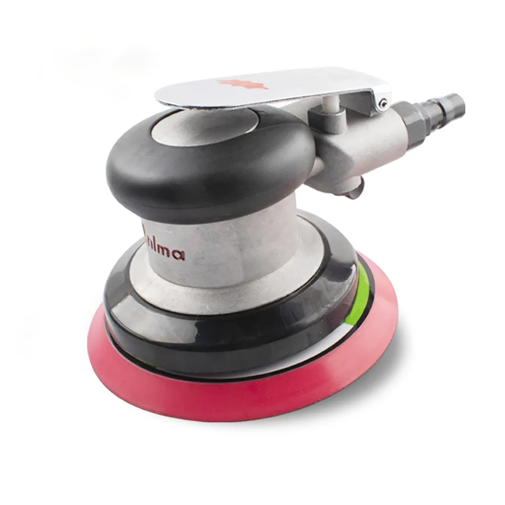 5 inch Pneumatic Multi-Mode Grinder Sandpaper Machine Small Handheld Polisher Grinder Dry Grinding Air Grinder