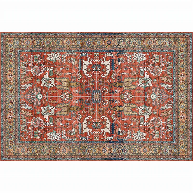 Vintage Moroccan Rug, Used In The Family Living Room Bedroom Bedside Persian Rug Coffee Table Mat Bohemian Carpet Floor Mat