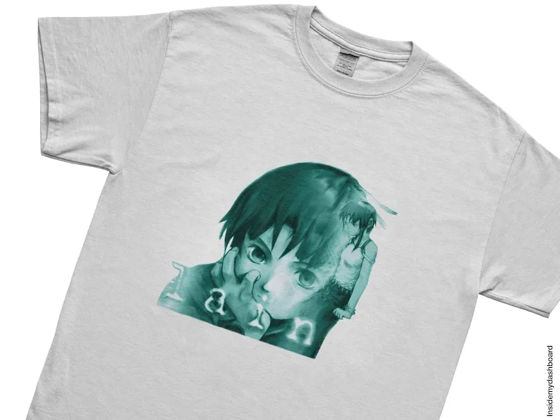 

Serial Experiments Lain Vintage 90s Logo T-Shirt, Lain Anime, Serial Experiments Lain Shirt