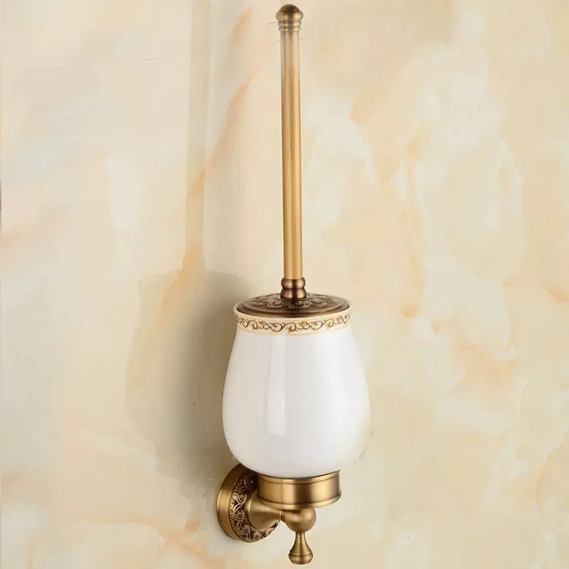 European toilet brush set Antique no dead ends Simple Toilet cup Bathroom hardware pendant