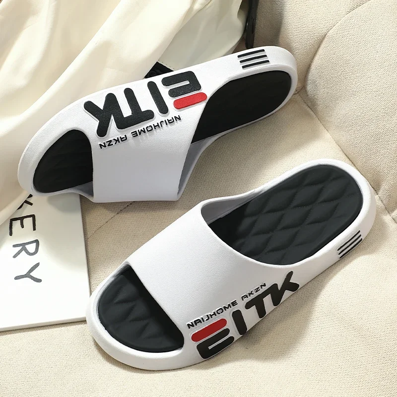 Comfortable Men Summer Casual Slippers Soft Youth Fashionable Leisure Walking Sandals Light Weight Water Swimming Pool Slides image 4