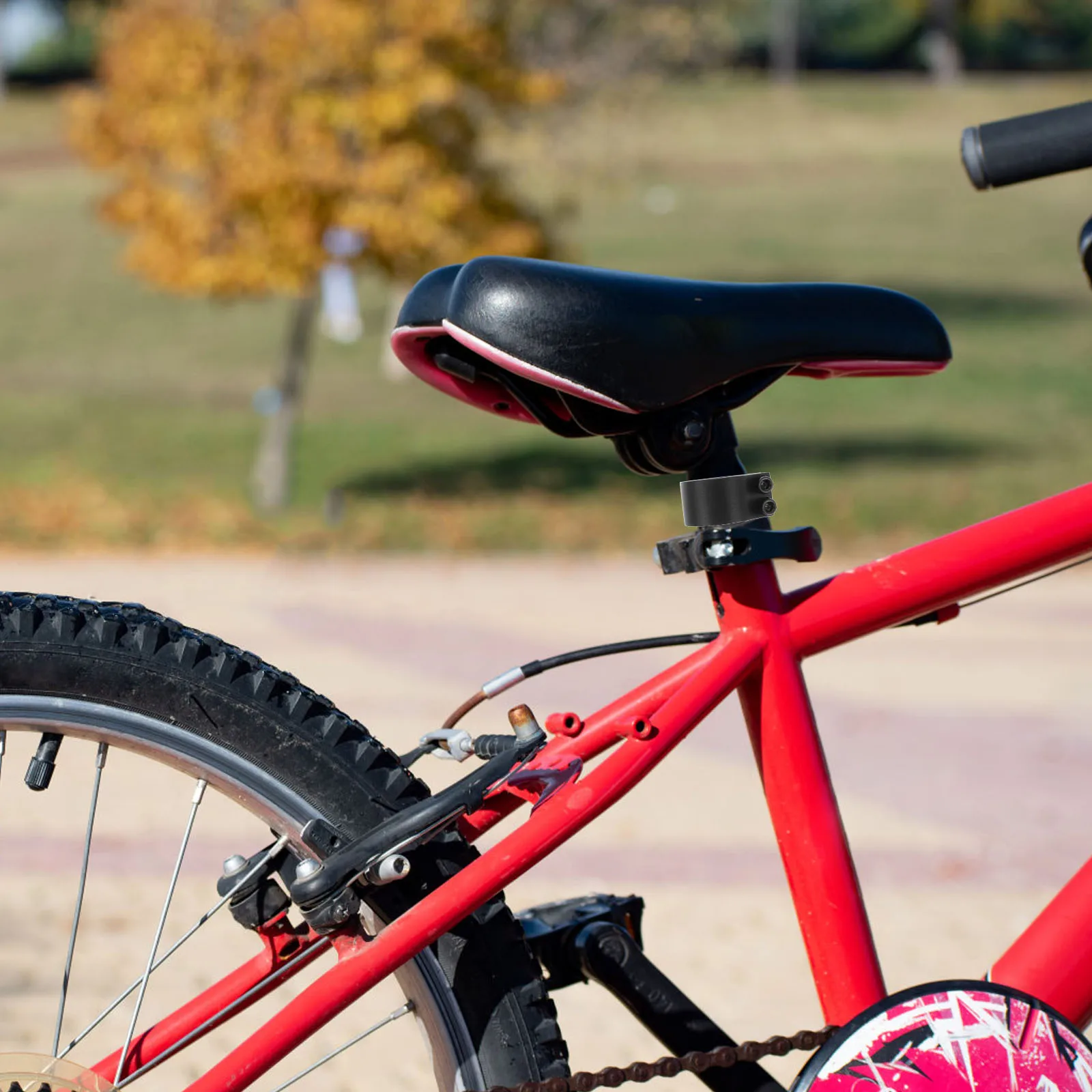 

2Pcs 34.9mm Bike Seat Pipe Clamp Dual Bolt Design Enhanced Stability Versatile Fit Durable Aluminum Quick Release