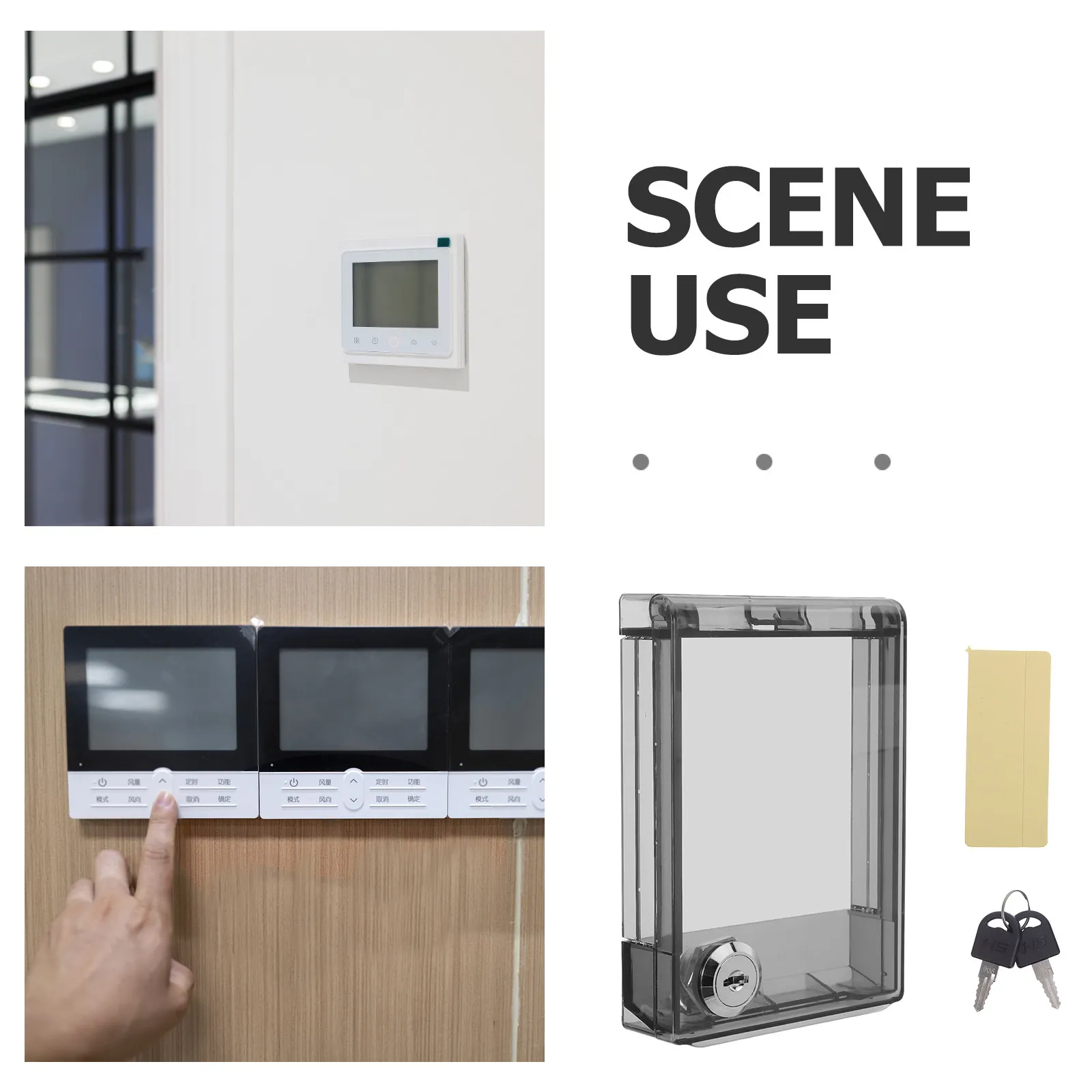 86 Type Outdoor Switch Enclosure Waterproof Button Control Box Large Socket Weatherproof Electrical Cover Plastic Switch