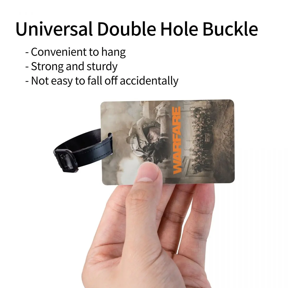 Warfare Movie (2025) Luggage Tags for Suitcases Funny Baggage Tags Privacy Cover Name ID Card