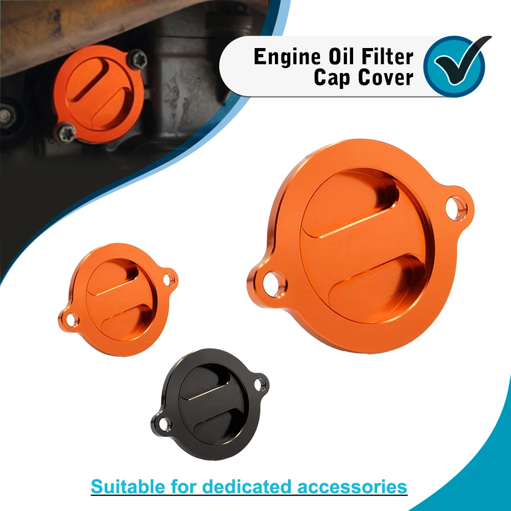 

Transparent Engine Oil Filter Cap For EXC 450F 2017-2024 SXF 250 2013-2025 SX-F XC-F EXC-F XCF-W 250 350 EXC XCW 500 450 SMR