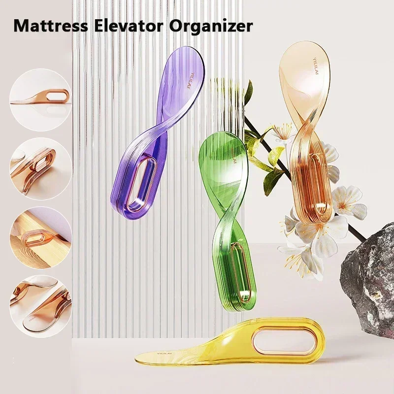 Bed Lifter Tool Mattress Lifter Ergonomic Mattress Wedge Elevator Bed Handy Tool Housekeeping Mattress Moving Help Tool