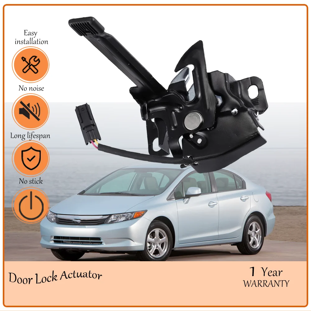 

Engine Hood Latch Lock Compatible With Honda Civic 2012-2015 GX EX EX-L HF Hybrid LX Si SE oem 74120-TR0-H01,74120-TR0-A01