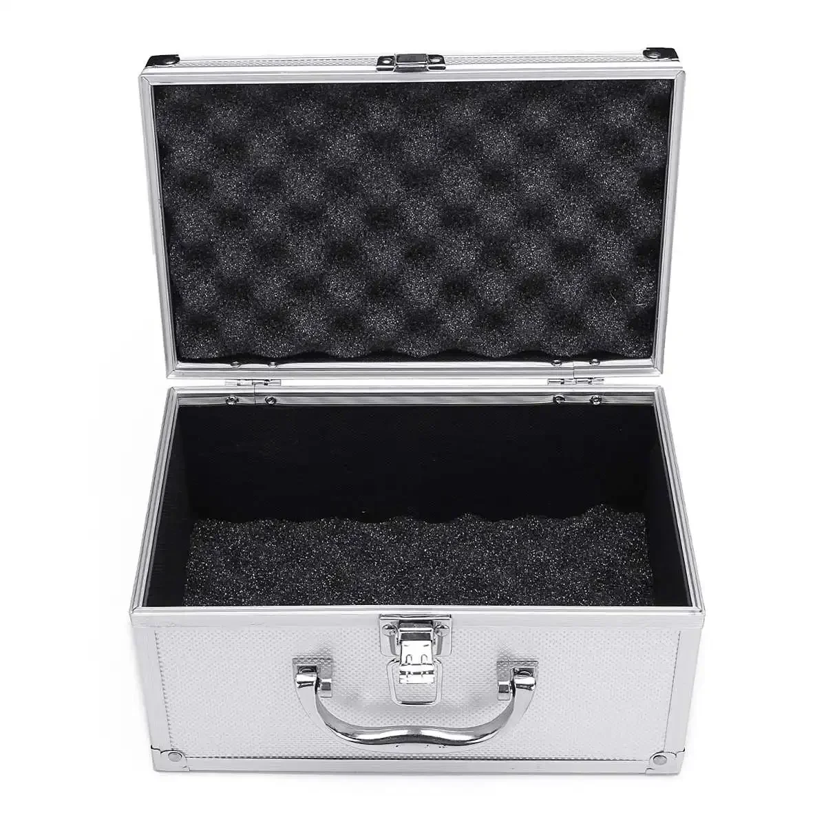 

Portable Aluminum Tool Box With Sponge Large Safety Equipment Toolbox Instrument Box Storage Case Suitcase Impact Resistant Case