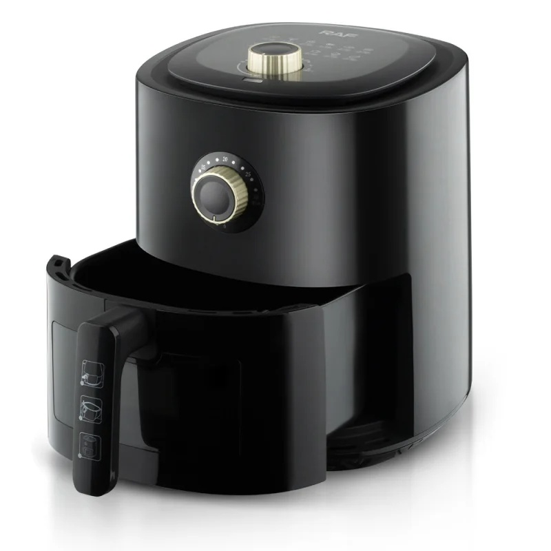 Large Capacity Air Fryer 6L - Fume-Free, Multifunctional Household Visual Electric Fryer for French Fries