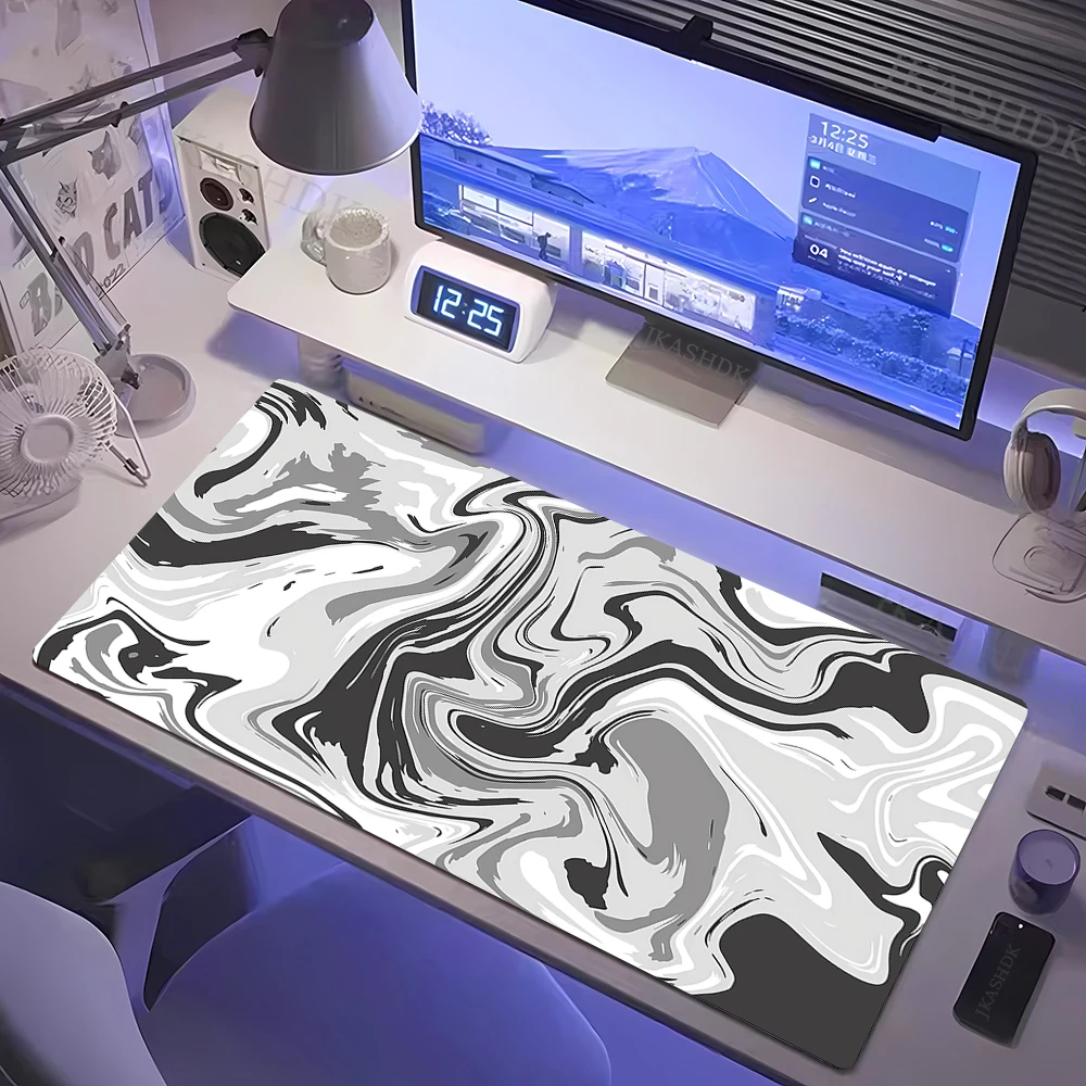 Strata Liquid Mouse Pad Anime Keyboard Mouse Mat Computer Laptop XXL Large Mousepad Keyboards Gamers Decoracion Rubber Desk Mat