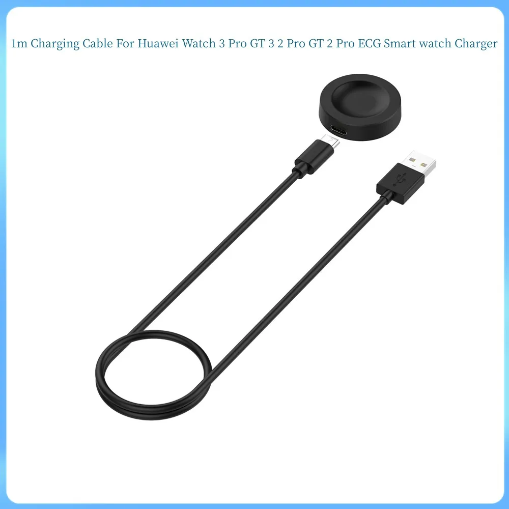 1m Charging Cable For Huawei Watch 3 Pro GT 3 2 Pro GT 2 Pro ECG Smart watch Charger Replacement Wireless Charging Dock Stand Ho