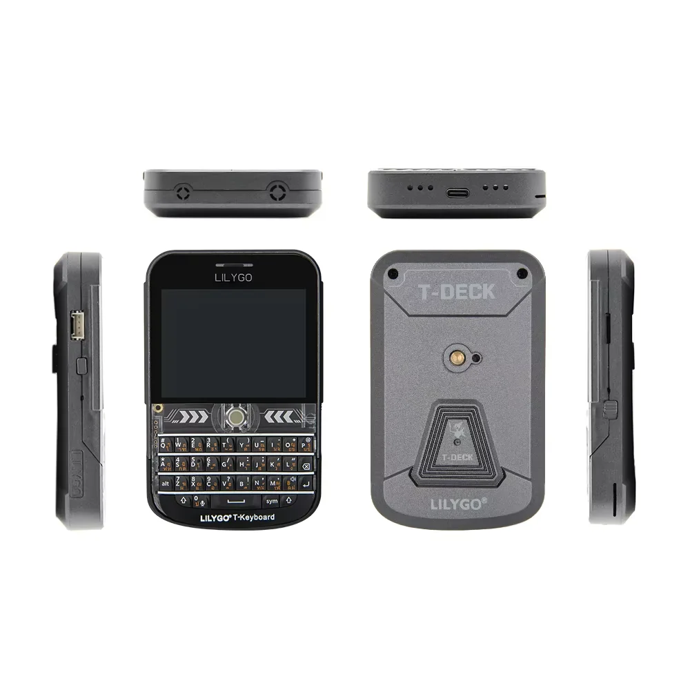 Kit LoRa LILYGO T-Deck Plus ESP32-S3 |   WiFi/BT 5.0 |   915MHz 10km |   Keyboard & GPS QWERTY |   Proyek IoT/Drone