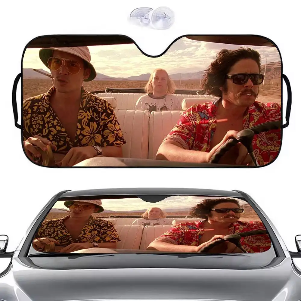 Фильм F-Fear and Loathing в Лас-Вегасе Drive Автомобильный солнцезащитный козырек Зонтик Солнцезащитный козырек на лобовое стекло автомобиля Защита от ультрафиолета и внутренний охладитель