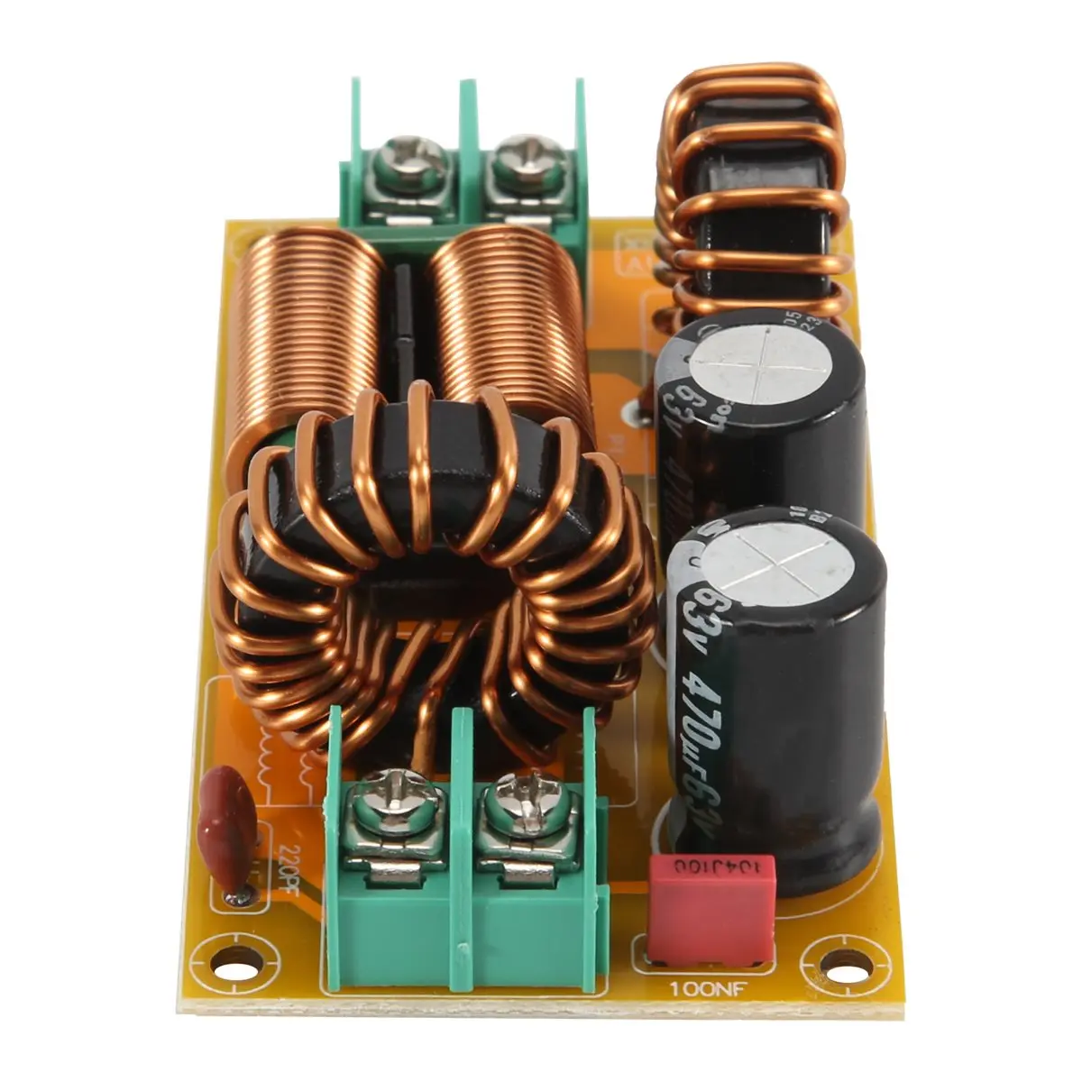 A40I 20A DC LC Filter Electromagnetic Interference Filter Emc Fcc High Frequency Power Filtering for 12V 24V 48V Car