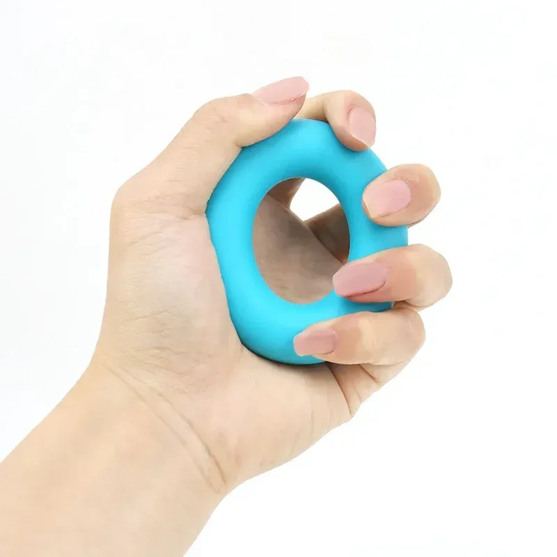  Hand Trainer Carpal Expander Grip Finger Strength Power Gripper Gripping Ring Stress Relief Gym Home Exercise Fitness Equipment 