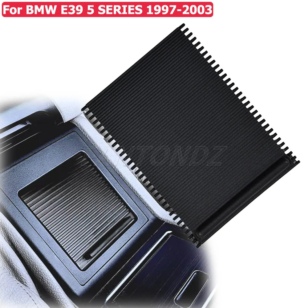 Car Center Console Cover Slide Roller Blind Cover Water Cup Holder Curtain For BMW E39 5 Series 1997-2003 51168159698