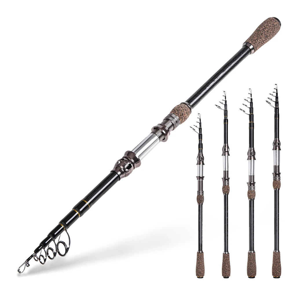 

Fishing Pole Compact Telescopic The Flames Telescoping Rod Retractable Small Sea Portable