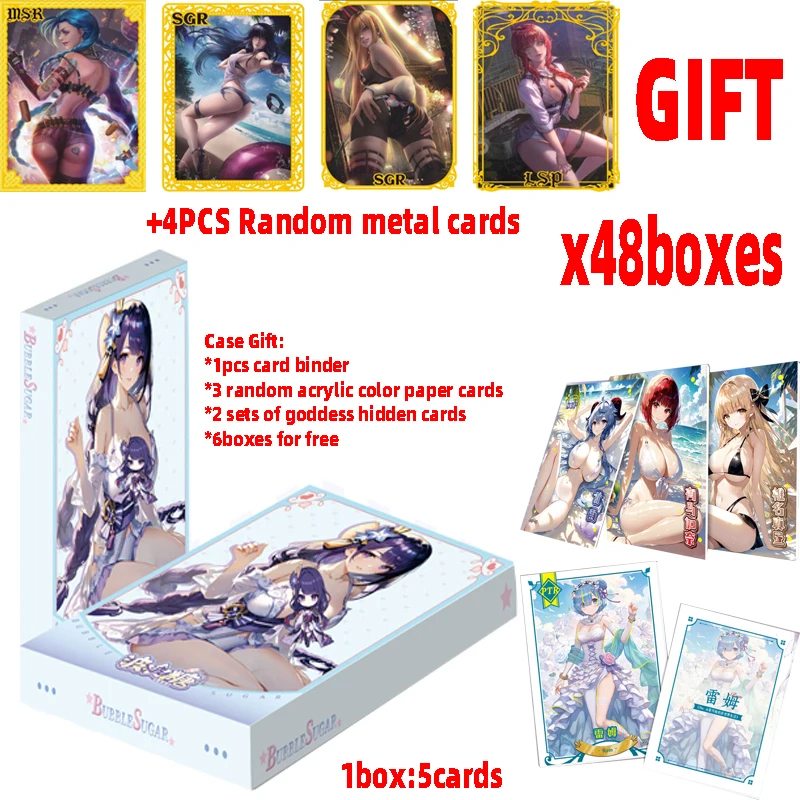 

2024 Goddess Story Cards Original Case Milk Popsicles 1 cards Hobby Collection Waifu Cards ACG Girls Booster Box Hobbies Gifts