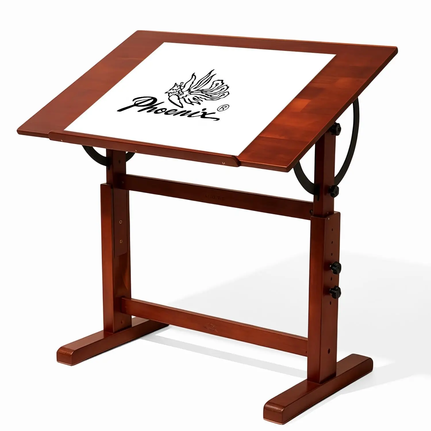 Adjustable Wooden Drafting Table (k Walnut)