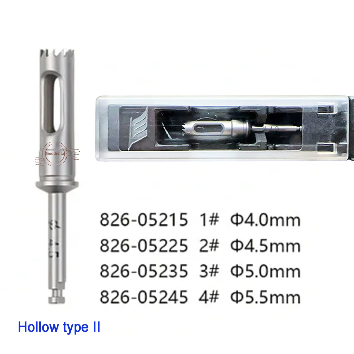 

New 1 Piece Dental Implant Bone Trephine with Hollow Drill Implant Surgical Instrument Drill for Dental Implant Handpiece Use