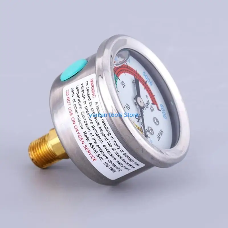

50LB 40mpa Pressure Gauge Manometer Pressure Assembly 10mm