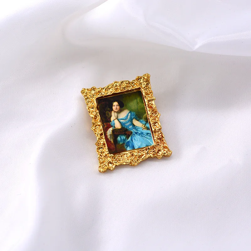 Art Oil Painting Brooches Collection Cartoon Van Gogh Venus Enamel Pin for Women Lapel Pins Badge Bag Shirt Collar Jewelry Gifts - view 3