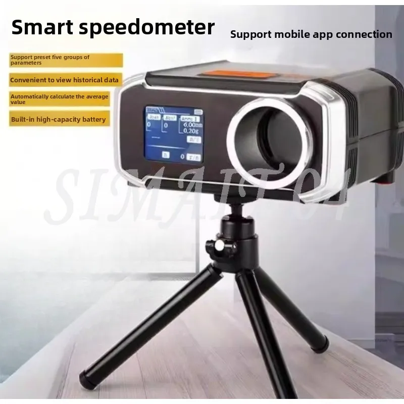 WST-X01 Scroll Screen Intelligent Display Tachymeter Water Muzzle Tachymeter Kinetic Energy Joule