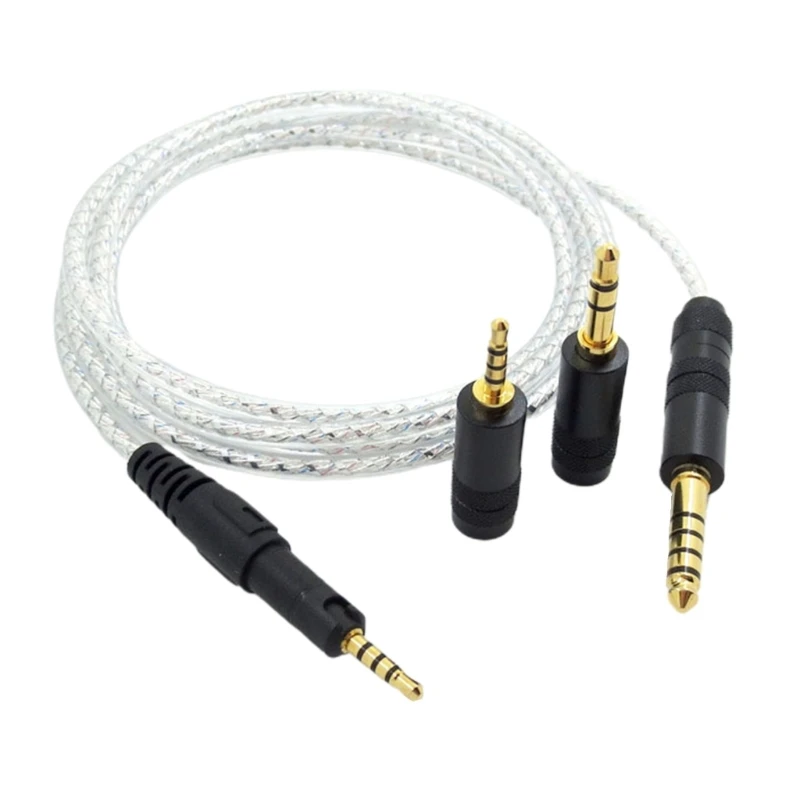 Durable Cable Replacement for Technica ATH-M50X Headphones Wire with 2.5mm/3.5mm/4.4mm Plug Enjoy Clear and Sound