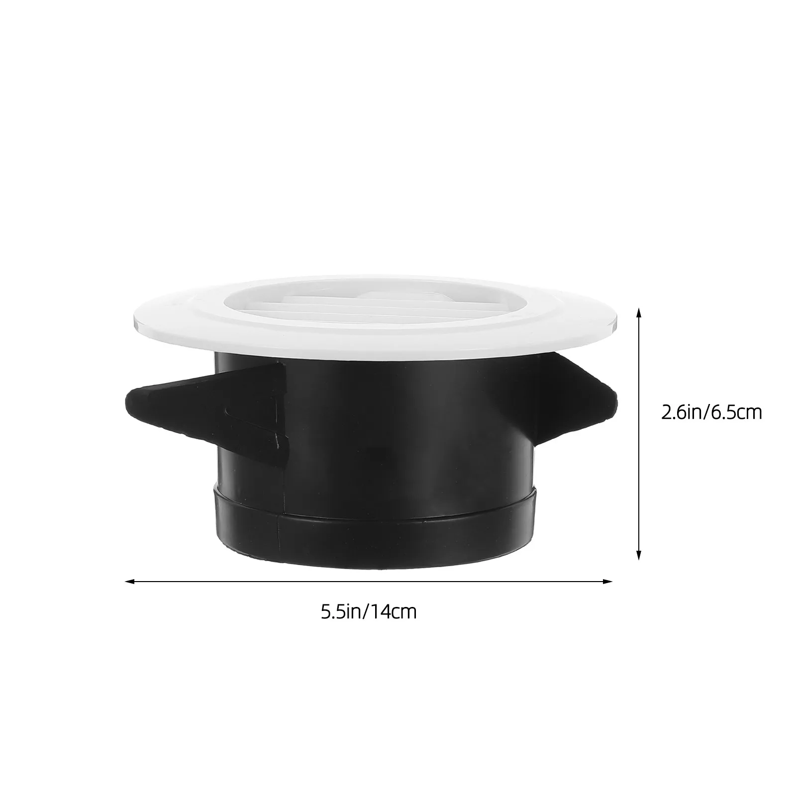 Round 100Mm Plastic Exhaust Vent Cover Louvered Air Vent Screen for Bathroom Kitchen Soffit Wall Hvac Ducts Insect Prevent
