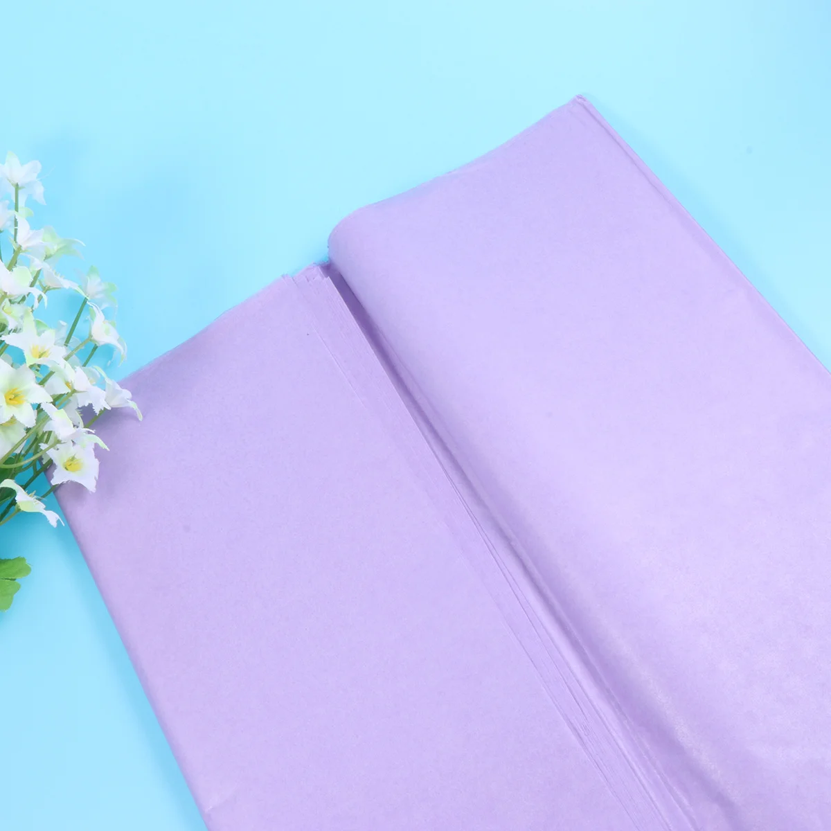 5 عبوات مناديل ورقية ملونة 10 ورقات في كل عبوة متعددة الاستخدام للهدايا والحرف اليدوية وديكورات العطلات ورق تغليف الهدايا