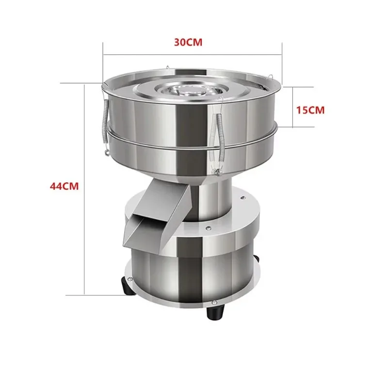 Φ30cm Electric Vibrating Sieve Stainless Steel Powder Screening Machine Sifter Shaker For Food/Medicine/Industrial Powder