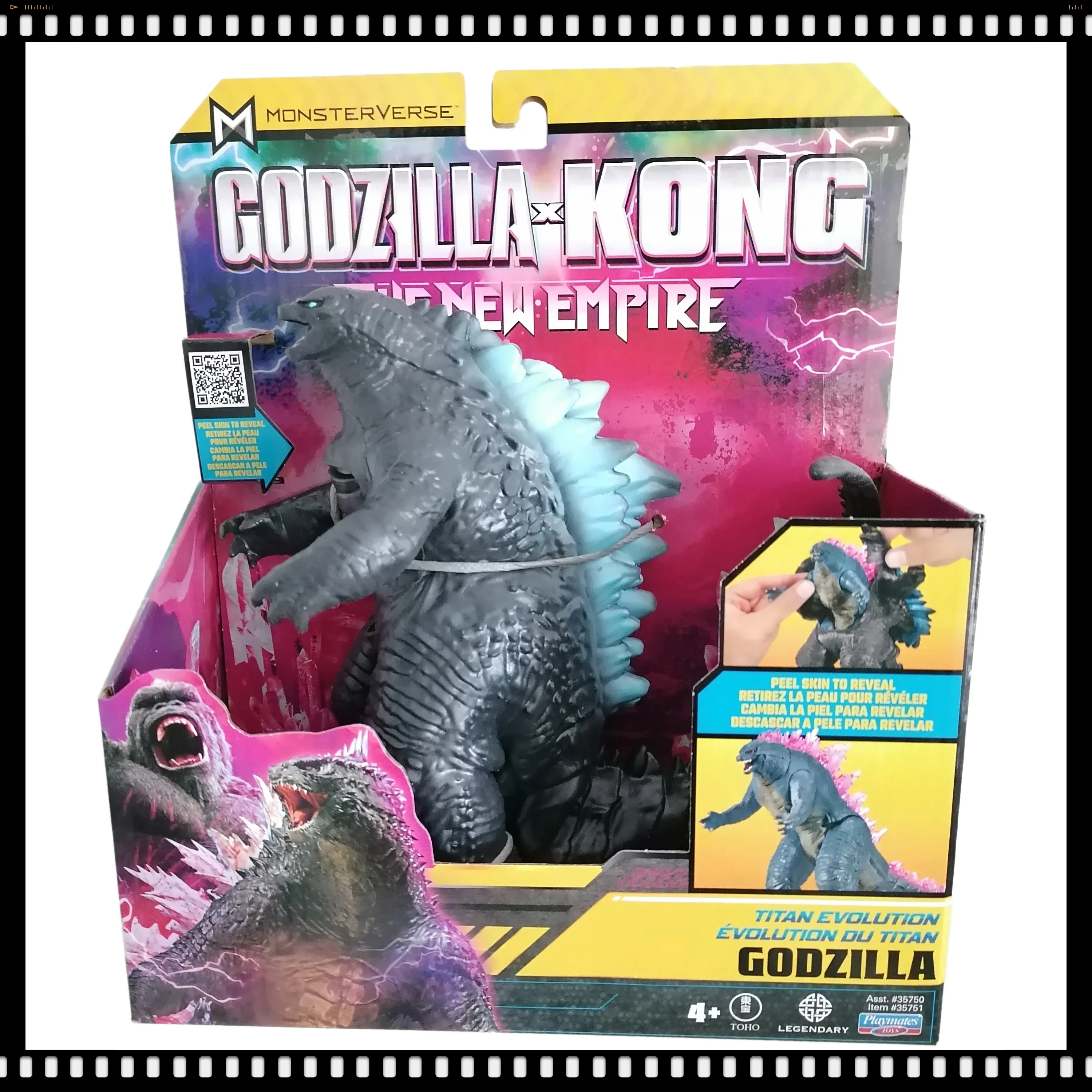 Godzilla Vs Kong Gojira New Empire 2024 Evolutionary version Doll Figures Model Boys Kids Birthday Gifts Collectible