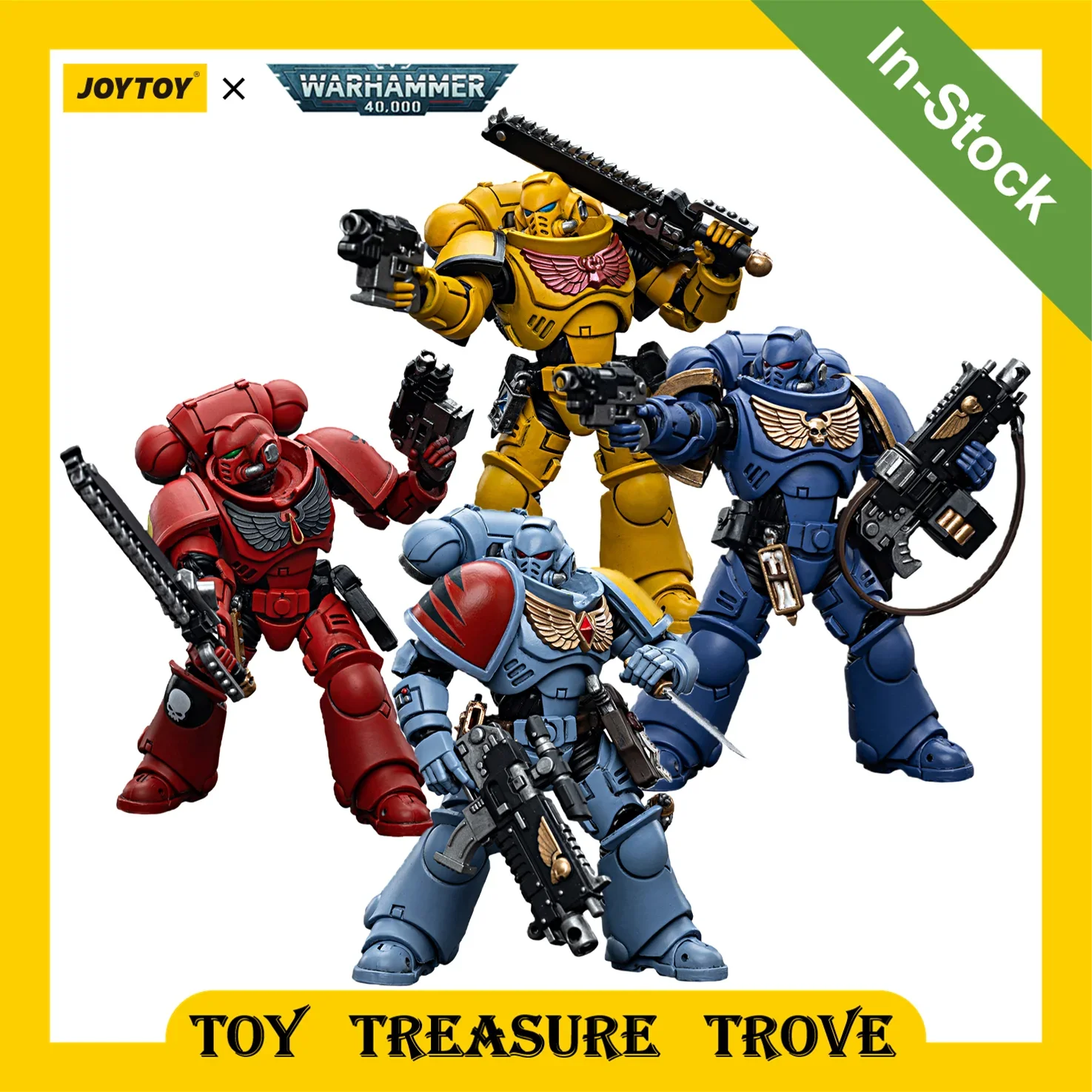 

[In-Stock] JOYTOY Warhammer 40k 1/18 Action Figures Ultramarines Intercessors Imperial Fists Blood Angels Anime Military Model