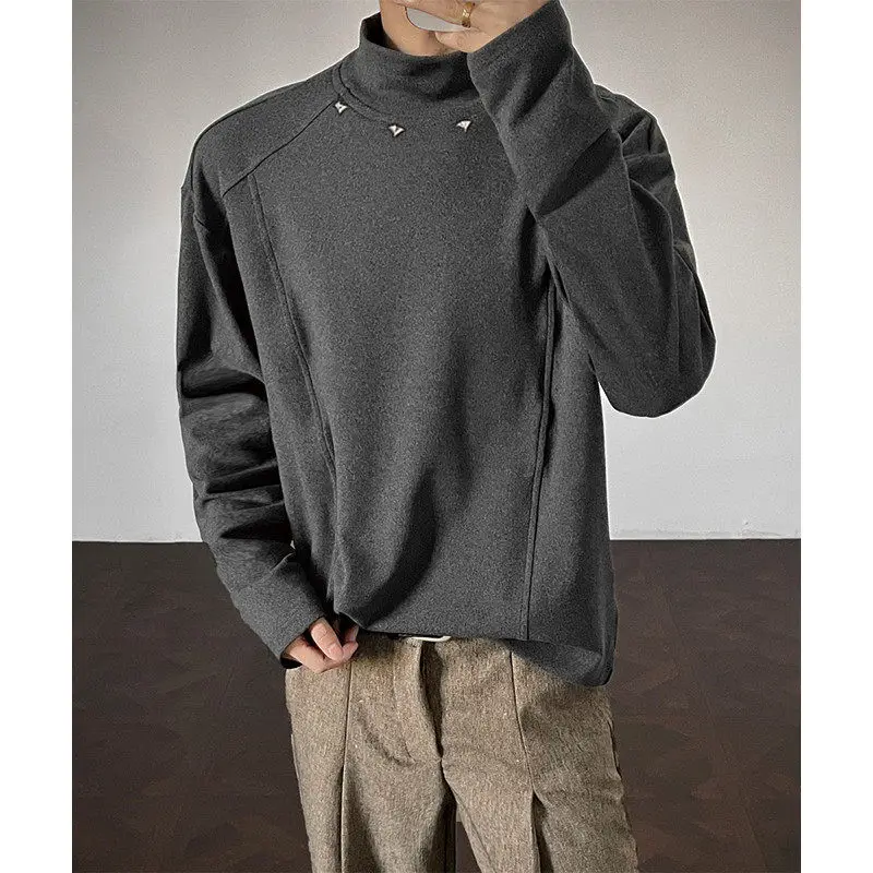 

Утепленная мужская термофутболка с высоким воротником и длинным рукавом для зимы, теплая базовая одежда для активного отдыха