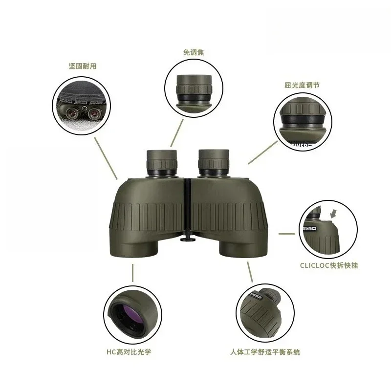 Land War Star 8x30 free focus night vision high power high definition imported telescope