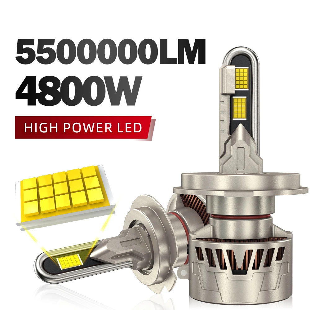 

ACTVTCA 1800W 2200000LM Canbus H4 H7 H1 LED H8 H9 H11 9005 9006 HB3 HB4 Автомобильные светодиодные фары Авто противотуманные фары Светодиодные лампы 6000K 12V