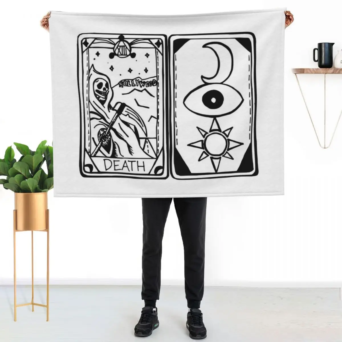 Dying in LA Tarot Throw Blanket Luxury Throw Thins Decoratives for babies manga Softest Blankets